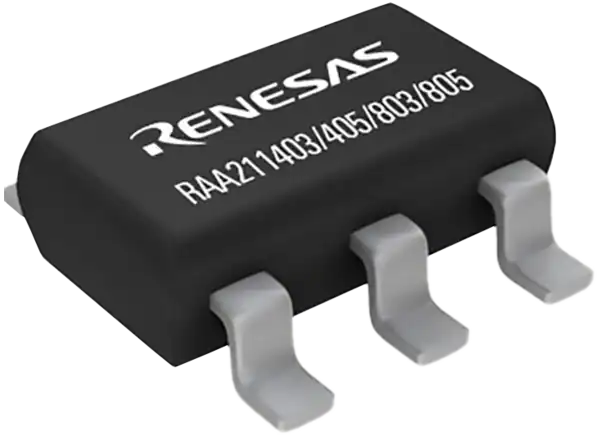 Renesas Electronics RAA21180x Regulador reductor CC/CC