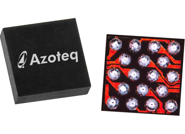 Circuito integrado de sensor ProxFusion Azoteq IQS7221E